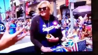 Shirley Babashoff in the HB 4th of July Parade