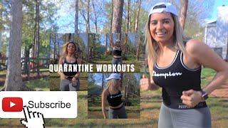 QUARANTINE WORKOUTS- GET ACTIVE WITH ME!