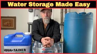 Survival Water Storage Made Easy