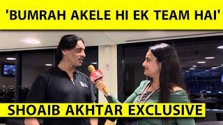 SHOAIB AKHTAR INTERVIEW: 'PAK SE MATCH HO TO VIRAT JAAG JAYENGE, INDIA STRONG TEAM HAI'  #indvspak