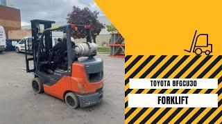 USED 2012 TOYOTA 8FGCU30 FORKLIFT | Leavitt Machinery [USED EQUIPMENT] 1-888-247-0567