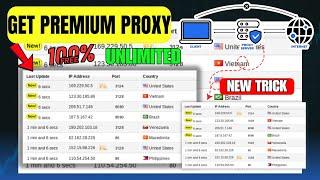 Get Free ( Premium Proxy Free Residential Proxies ) 2025 | Working Proxy New Trick