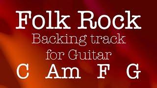 Folk Rock C Am F G, 124bpm. Backing track for Guitar! Play along, improvise, have fun!