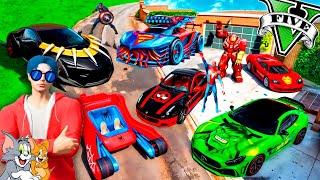 ကျနော် Marvel Superhero ကားတွေကိုစုဆောင်းခဲ့တယ်/ Collecting Supercars in GTA V