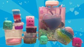 Juf Jannie Slijmcollectie deel 1 - Met o.a Glam Goo slijm + clear slime!