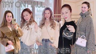 LUXURY DESIGNER OUTFITS | FABRIQUE TRY ON HAUL  DESIGNERS FROM CHANEL, DIOR, HERMES & LV  LINDIESS