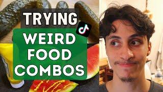 i tried weird tiktok food combinations