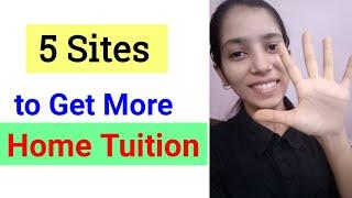 5 Best Sites to Get More Home Tuition