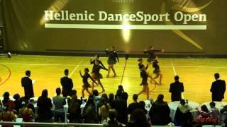 Hellenic DanceSport Open 2015 : Adults : All Ladies Latin : Team 33