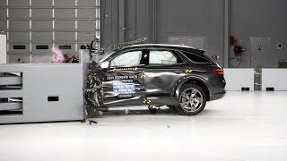 2023 Genesis Electrified GV70 driver-side small overlap IIHS crash test