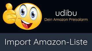 Import deiner Amazonartikel als Preisalarm