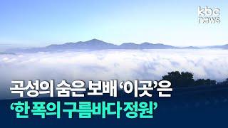 곡성 천태암에서 보는 '한 폭의 구름바다 정원' / KBC뉴스