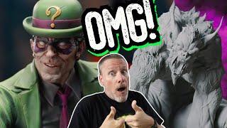 Statue Lovers Rejoice! Riddler and Manbat Premium Formats REVEALED!