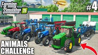 BUYING NEW EQUIPMENT FOR THE FARM | ANIMALS Challenge - Episode 4 | Farming Simulator 25