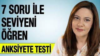 ANXIETY TEST - FIND OUT YOUR LEVEL WITH 7 QUESTIONS - SHOULD I GO TO THE DOCTOR?