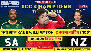 SA vs NZ | Dream Team | Match Prediction | CT 2025 Semi Final  2 | SA vs NZ | Fantasy Team today