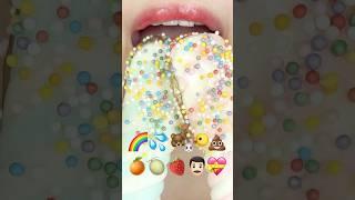 ASMR EMOJI FOOD  이모지 먹방 (sped up)