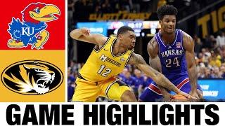 #1 Kansas vs Missouri Highlights | NCAA Men's Basketball | 2024 College Basketball