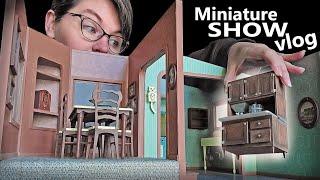 Finishing my 1930's Kitchen and Going to the Miniature Show (Studio Vlog)