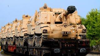 Devastating U.S. Army Artillery Weapon - Powerful M109 Paladin Howitzer . Live fire Footage