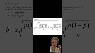 Maths Methods Confidence interval question (Part 1)