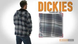 Dickies Plaid Hooded Shirt Jacket - Sherpa Lined (For Men)