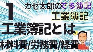 【講義１】工業簿記とは、材料費、労務費、経費