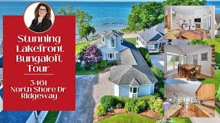 Stunning Lakefront Bungaloft Tour | 3461 North Shore Dr., Ridgeway (Fort Erie, Niagara)