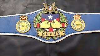 Custom Boxing Championship Belt ⭐