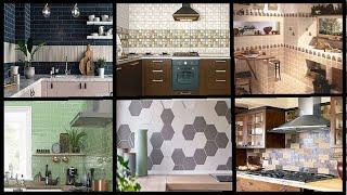 Top 70 Latest Wall Tile Design Ideas for Modular Kitchen in 2022.