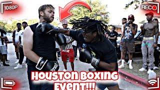 HOUSTON TEXAS BOXING EVENT**** MUST WATCH!!!!