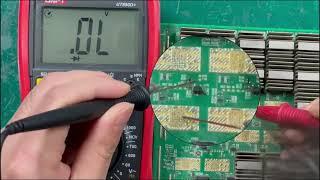 Antminer hash board repair | Antminer S9 repair | How to test the ground value of LDO