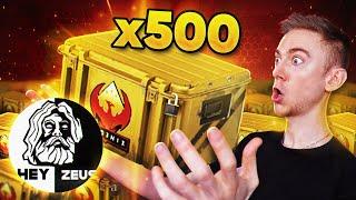 Phoenix Case Opening x500!! (4 Golds?!?!)