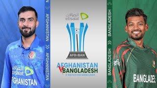 CRICKET LIVE: Afghanistan Vs Bangladesh | 2nd ODI | Sharjah | 9th November 2024