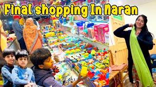 Final Day Shopping In Naran last Night Routine In Naran Mintoo Family vlogs