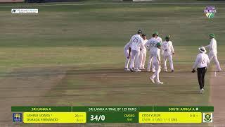 Live Cricket | South Africa A vs Sri Lanka A | 1st Unofficial Test | Day 3