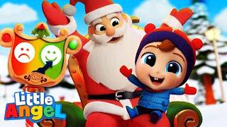 Naughty or Nice (Christmas Song) |  Little Angel Kids Songs & Nursery Rhymes