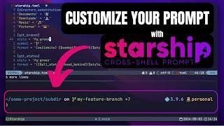 Ultimate Starship Shell Prompt Setup From Scratch
