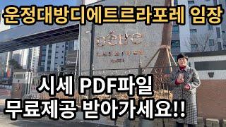 파주 운정 대방 디에트르 라포레 A37 산내마을 13단지 아파트 현장 방문