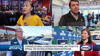 Congressional candidates make last push to appeal to voters across New Hampshire