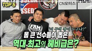 전세계 싸움짱이 누구야! [헤비급 선수들이 뽑은 역대 최고의 헤비급 선수 TOP 5] -UFC, PRIDE FC, BELLATOR MMA