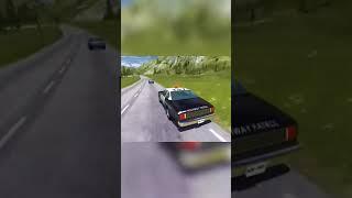 Crazy police car chase #4 - BeamNG Drive #shorts #SmashCar