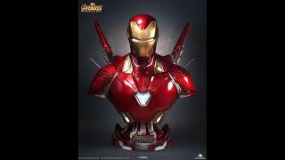 Iron Man MK50 Lifesize Bust by Queen Studio