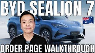 2025 BYD Sealion 7 Australia: Pricing, Specs & Order Page Walkthrough