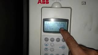 ABB ACS 800 VFD on local mode how to run motor on local at ABB ACS 800 VFD