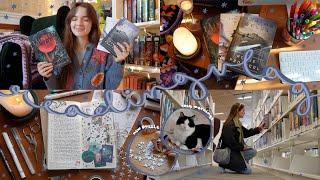 READING VLOG | finishing a series, catching up in my hobonichi + a library visit 