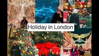 Vlog Holiday in London| Stay at Rize London, The Shard| Christmas at Regent St,Oxford St,The Savoy