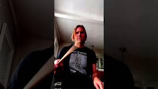 #BrooksWackerman This was a spontaneous hybrid practice of dad’s rudiments