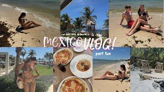 MEXICO VLOG pt.2 | xplor, zip lining, beach, food, travel! 