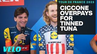 Tour de France 2023: Lidl-Trek's Ciccone takes on "Shoddy's" middle aisle challenge